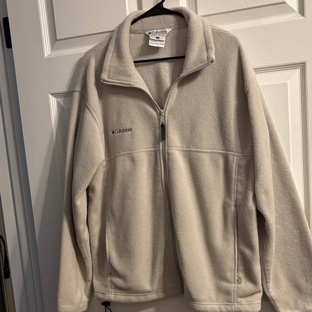 Columbia Off-White Fleece Jacket